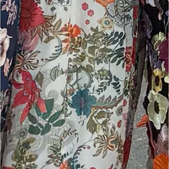 Lulu's Red and Green Pleated Halter Maxi Dress - Picture 2 of 2